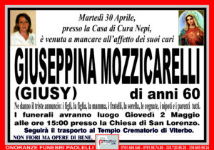 Giuseppina Mozzicarelli (Giusy)